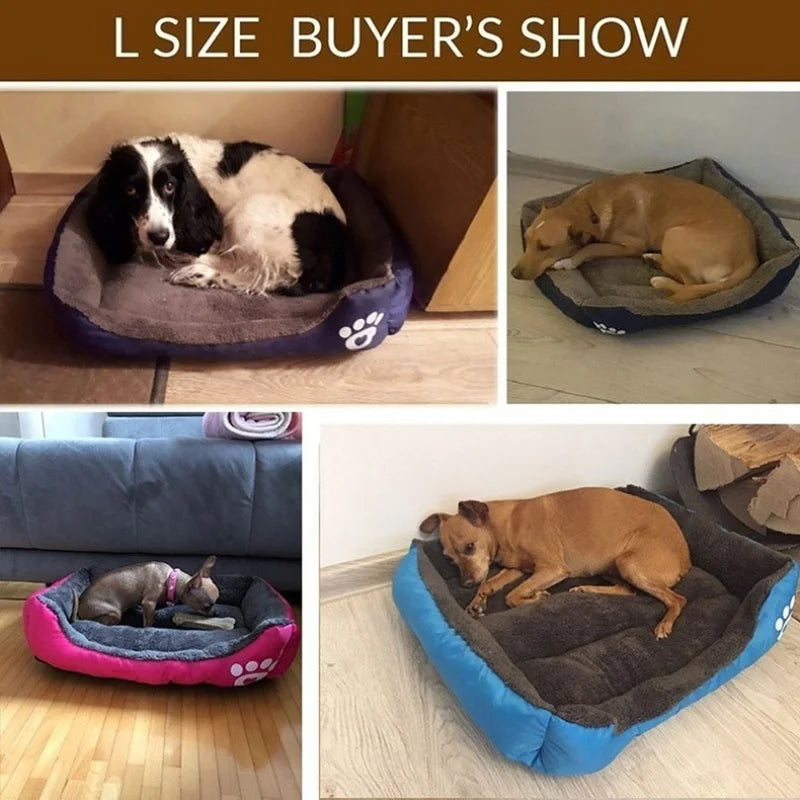 Square Comfortable Double Sided Dog Bed